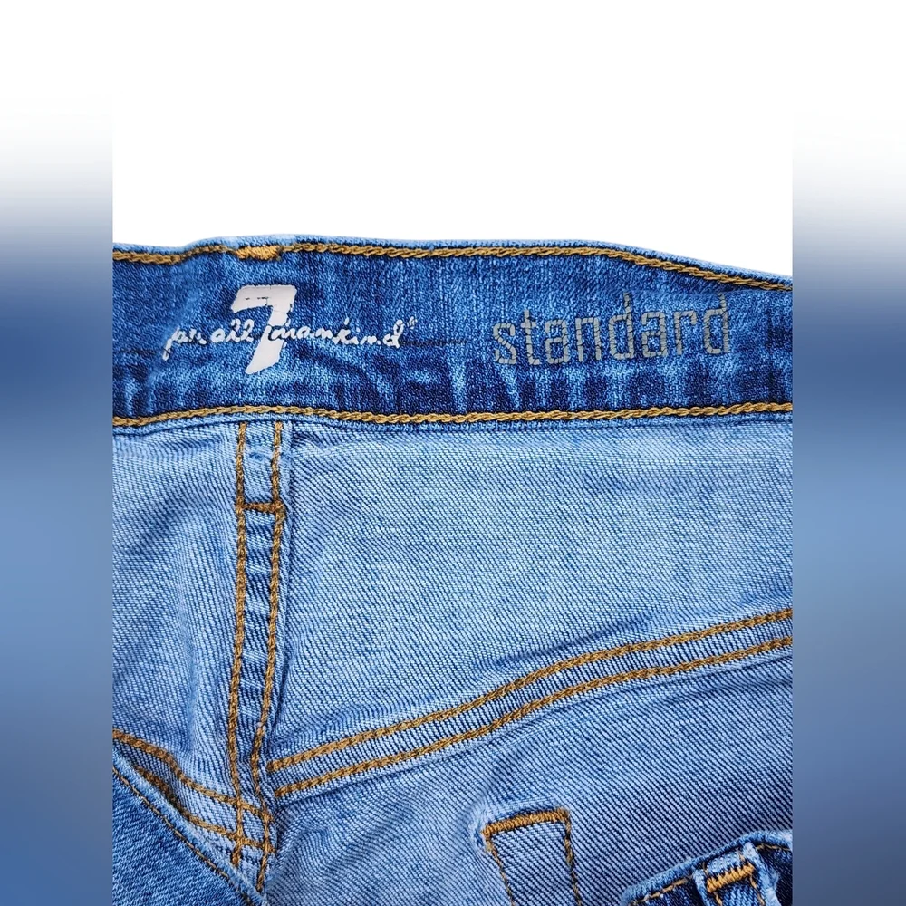 7 FOR ALL MANKIND Men's standard straight leg jeans, 34x29